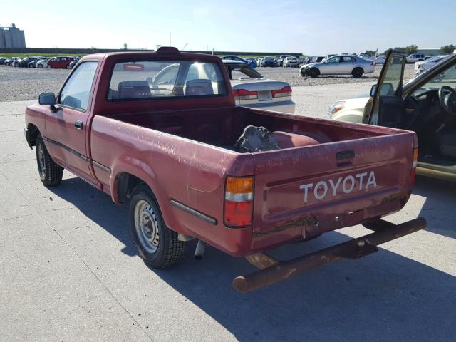 4TARN81AXRZ182065 - 1994 TOYOTA PICKUP 1/2 MAROON photo 3