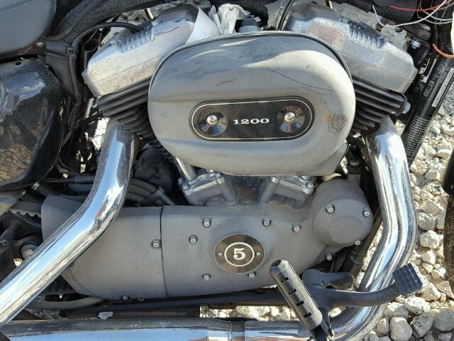 1HD1CZ3139K403863 - 2009 HARLEY-DAVIDSON XL1200 N BLACK photo 7