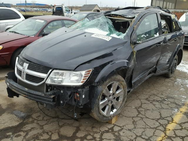 3D4GG57V49T576069 - 2009 DODGE JOURNEY SX BLACK photo 2