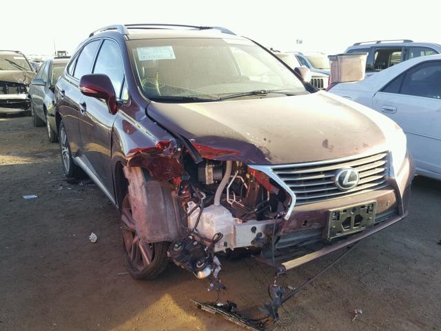 JTJBK1BA3F2483413 - 2015 LEXUS RX 350 BURGUNDY photo 1