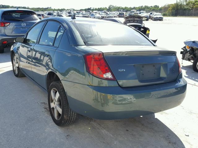 1G8AL58F07Z156542 - 2007 SATURN ION LEVEL GREEN photo 3