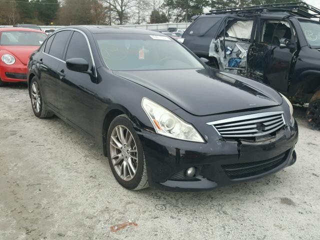 JN1CV6AP8AM403489 - 2010 INFINITI G37 BASE BLACK photo 1