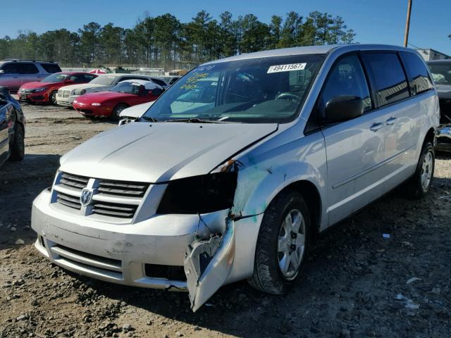 2D8HN44E09R620529 - 2009 DODGE GRAND CARA SILVER photo 2