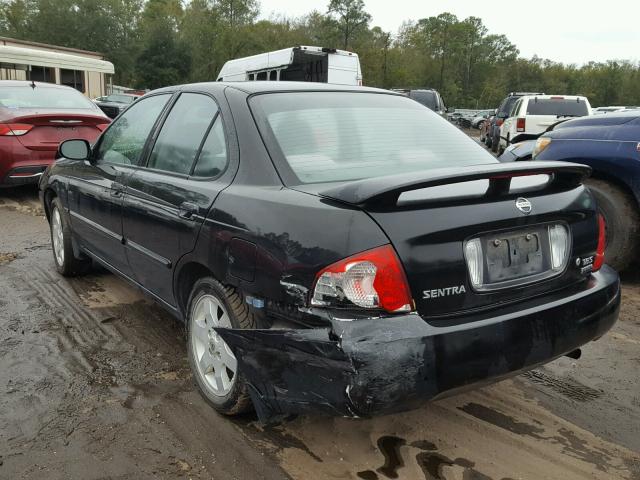 3N1CB51D66L635180 - 2006 NISSAN SENTRA 1.8 BLACK photo 3