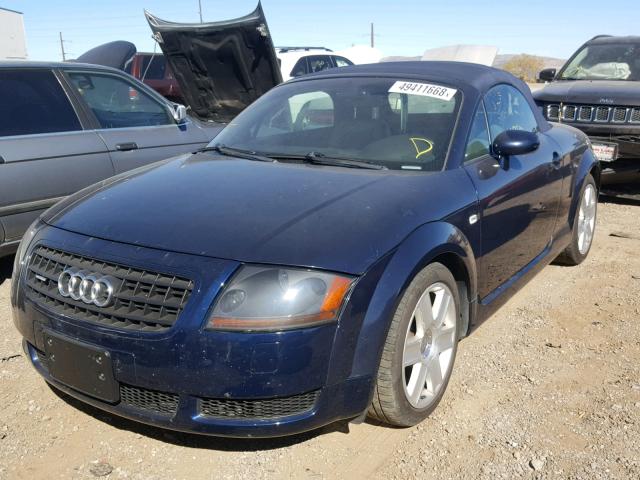 TRUUT28N641001146 - 2004 AUDI TT QUATTRO BLUE photo 2