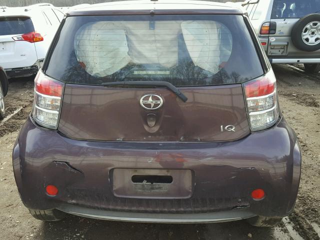 JTNJJXB00CJ013039 - 2012 TOYOTA SCION IQ PURPLE photo 9