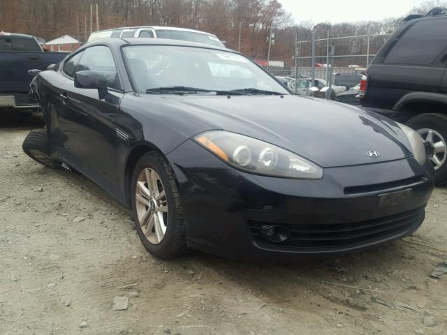 KMHHM66DX7U237288 - 2007 HYUNDAI TIBURON GS BLACK photo 1