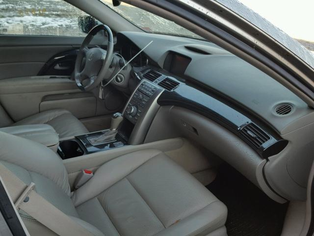 JH4KB26659C001441 - 2009 ACURA RL SILVER photo 5