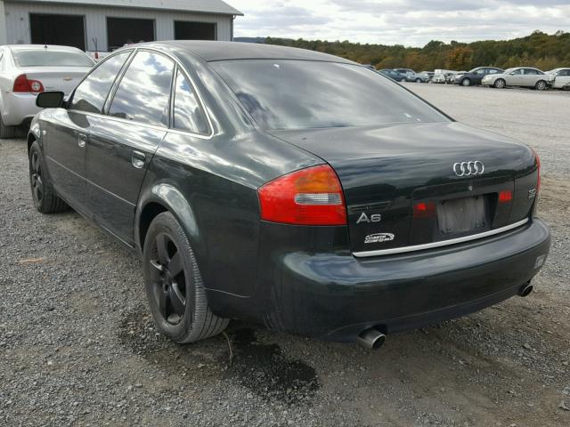 WAULT64B52N047062 - 2002 AUDI A6 3.0 QUA GREEN photo 3