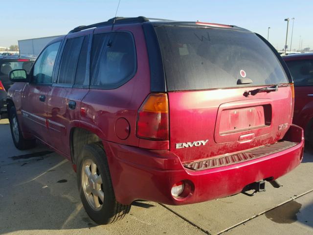 1GKDS13S722111882 - 2002 GMC ENVOY RED photo 3