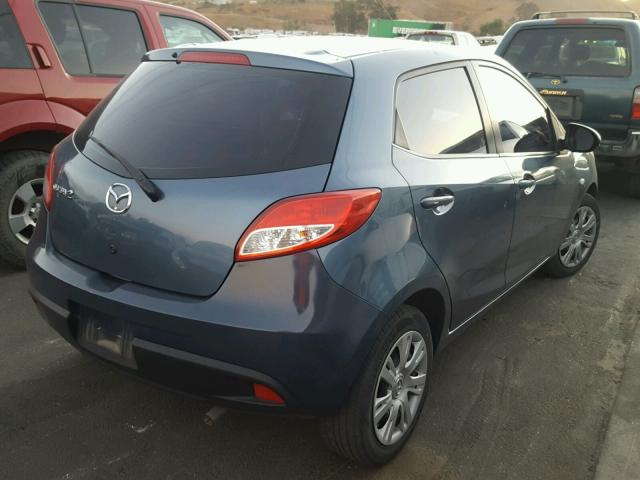 JM1DE1KZ4E0183088 - 2014 MAZDA MAZDA2 SPO GREEN photo 4