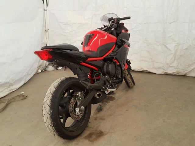 JYARJ18E1FA013784 - 2015 YAMAHA FZ6 R RED photo 4