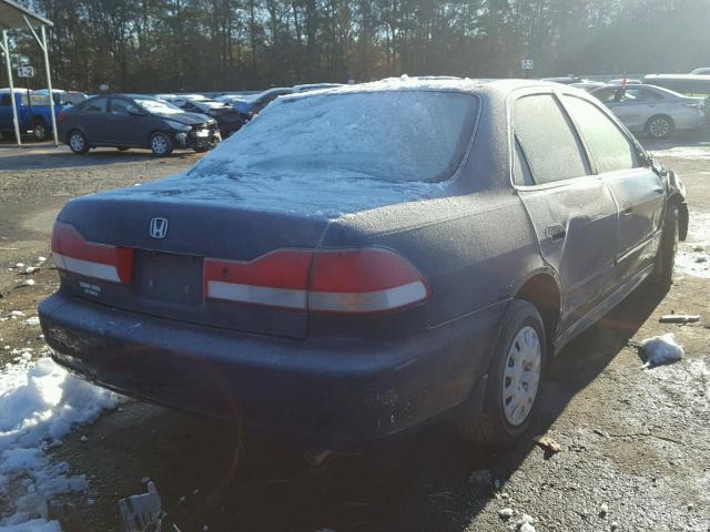 1HGCF86662A117568 - 2002 HONDA ACCORD VAL BLUE photo 4