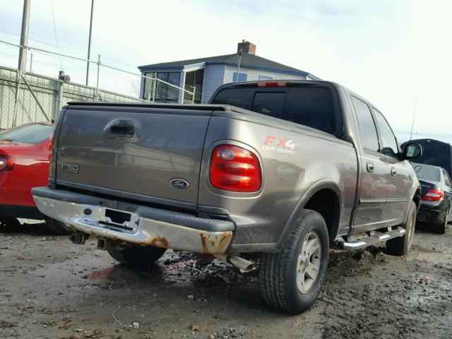 1FTRW08L03KD56509 - 2003 FORD F150 SUPER GRAY photo 4