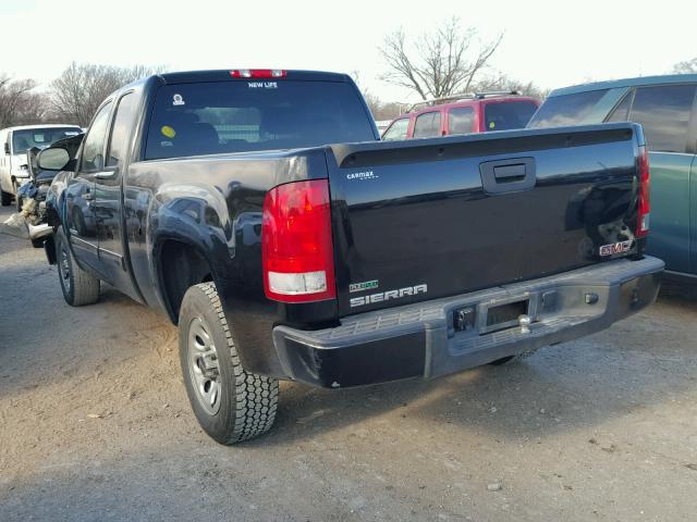 1GTR1UEA0BZ300214 - 2011 GMC SIERRA C15 BLACK photo 3