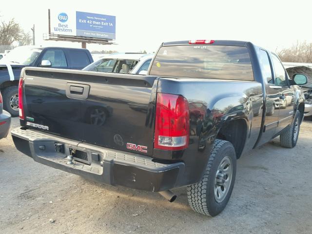 1GTR1UEA0BZ300214 - 2011 GMC SIERRA C15 BLACK photo 4