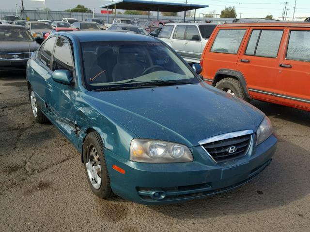 KMHDN46D56U241537 - 2006 HYUNDAI ELANTRA GL GREEN photo 1