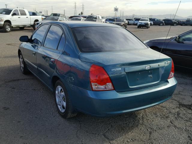 KMHDN46D56U241537 - 2006 HYUNDAI ELANTRA GL GREEN photo 3