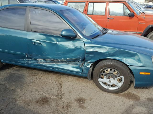 KMHDN46D56U241537 - 2006 HYUNDAI ELANTRA GL GREEN photo 9