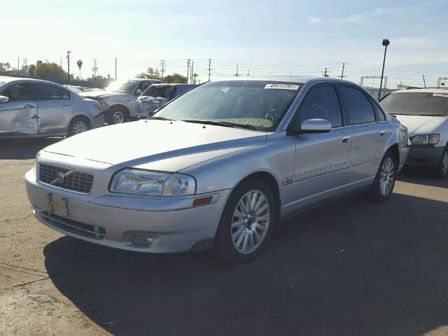 YV1TS91Z341340889 - 2004 VOLVO S80 T6 SILVER photo 2