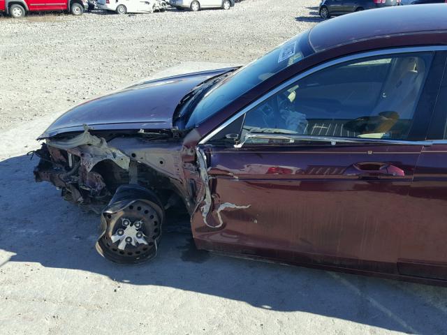 1HGCP26348A084563 - 2008 HONDA ACCORD LX MAROON photo 9