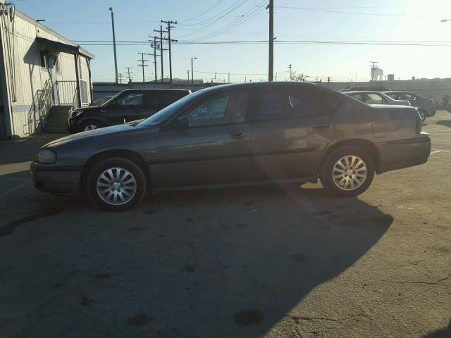 2G1WF52E639206859 - 2003 CHEVROLET IMPALA BROWN photo 10