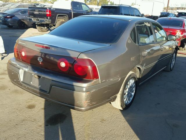2G1WF52E639206859 - 2003 CHEVROLET IMPALA 棕色 照片 4