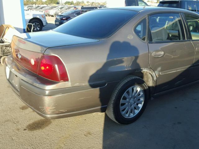 2G1WF52E639206859 - 2003 CHEVROLET IMPALA 棕色 照片 9