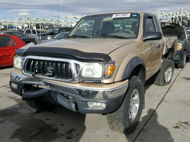 5TEWN72N03Z271559 - 2003 TOYOTA TACOMA XTR GOLD photo 2