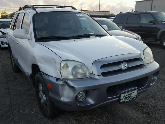 KM8SC73E35U913413 - 2005 HYUNDAI SANTA FE G WHITE photo 1