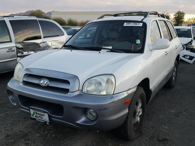 KM8SC73E35U913413 - 2005 HYUNDAI SANTA FE G WHITE photo 2