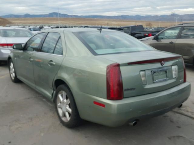 1G6DW677750221921 - 2005 CADILLAC STS GREEN photo 3