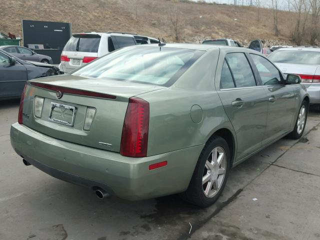 1G6DW677750221921 - 2005 CADILLAC STS GREEN photo 4