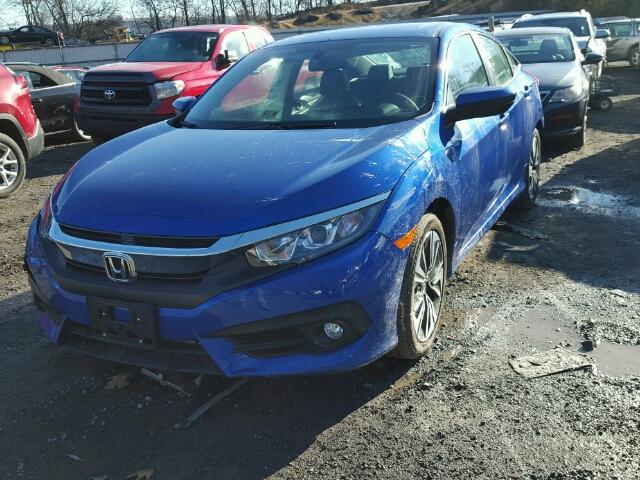 19XFC1F79HE021895 - 2017 HONDA CIVIC EXL BLUE photo 2