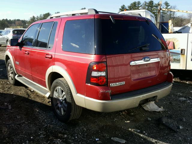 1FMEU74E46UA46341 - 2006 FORD EXPLORER E RED photo 3