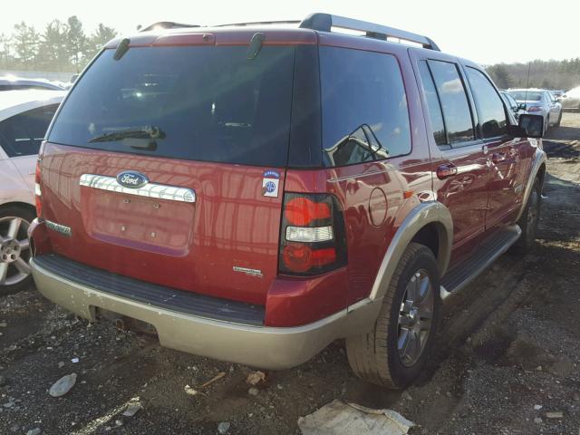 1FMEU74E46UA46341 - 2006 FORD EXPLORER E RED photo 4