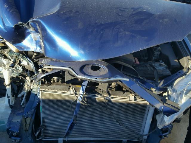 4T1BF3EK7AU575432 - 2010 TOYOTA CAMRY BASE BLUE photo 7