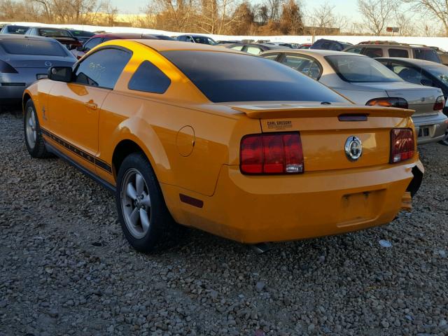 1ZVHT80N475227268 - 2007 FORD MUSTANG ORANGE photo 3