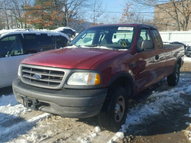 1FTRX18WX3NB76448 - 2003 FORD F150 RED photo 2