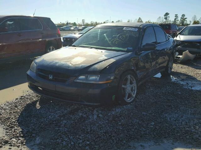 1HGCG5649YA115445 - 2000 HONDA ACCORD LX BLUE photo 2