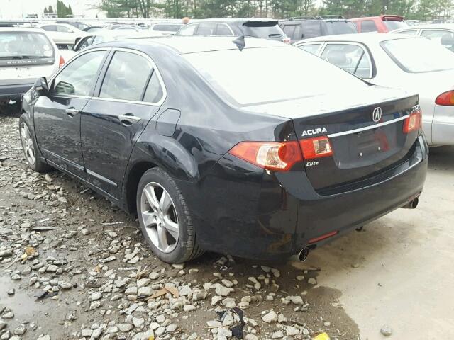 JH4CU2F41DC004827 - 2013 ACURA TSX BLACK photo 3