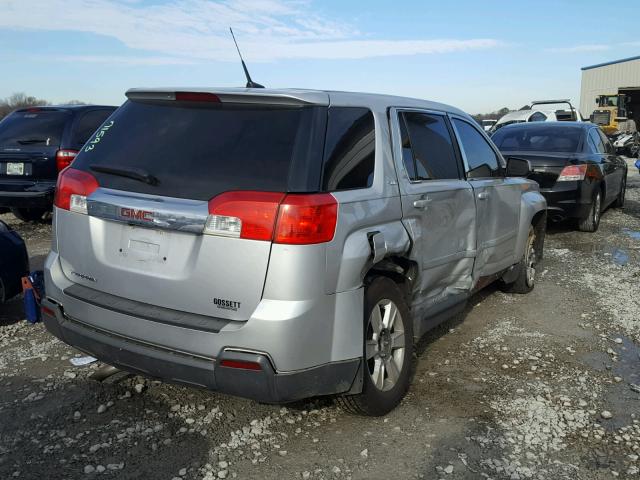 2CTALBEW2A6250700 - 2010 GMC TERRAIN SL SILVER photo 4