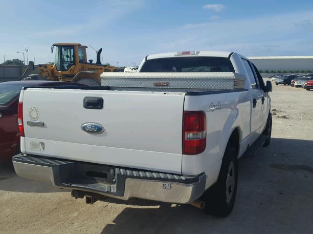 1FTPW14567KB11384 - 2007 FORD F150 SUPER WHITE photo 4