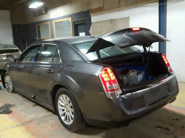 2C3CCAAG5EH327359 - 2014 CHRYSLER 300 GRAY photo 3