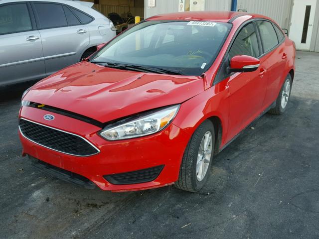 1FADP3F23FL385042 - 2015 FORD FOCUS SE RED photo 2