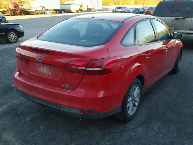 1FADP3F23FL385042 - 2015 FORD FOCUS SE RED photo 4