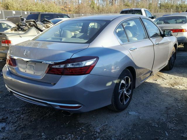 1HGCR2F3XHA204389 - 2017 HONDA ACCORD LX SILVER photo 4