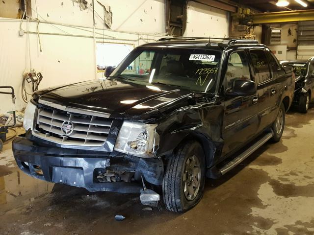 3GYEK63N23G128857 - 2003 CADILLAC ESCALADE E BLACK photo 2