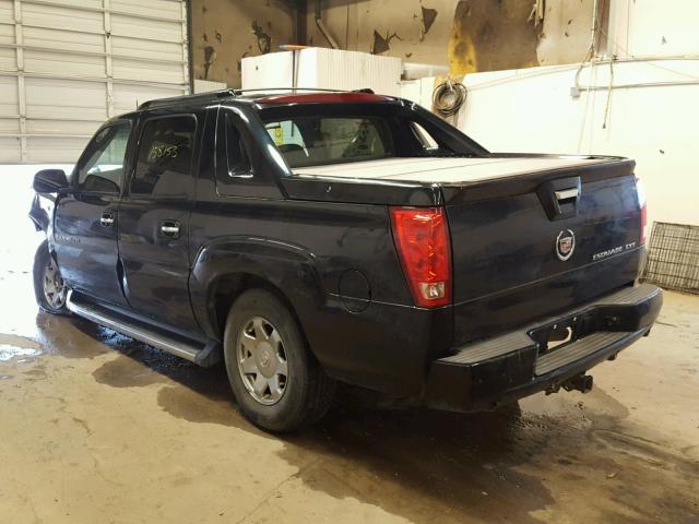 3GYEK63N23G128857 - 2003 CADILLAC ESCALADE E BLACK photo 3