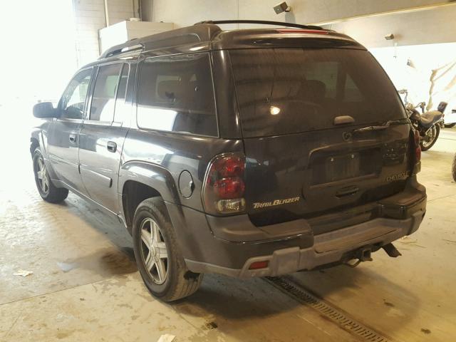 1GNET16S636135326 - 2003 CHEVROLET TRAILBLAZE BLACK photo 3